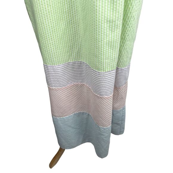 Go Softly Patio Petite Small S Striped Short Sleeve Maxi Dress Lounge Flowy S - Picture 4 of 7
